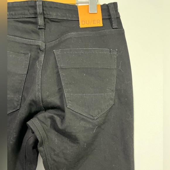 DUER Men’s L2X Relaxed Tapered Black Jeans Size 33W x 32L - Picture 8 of 14